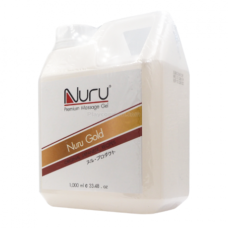 Nuru Gel Gold Premium 1000 ml. Nuru Gel Gold 1,000 ML เจลหล่อลื่นนูรุ โกลด์