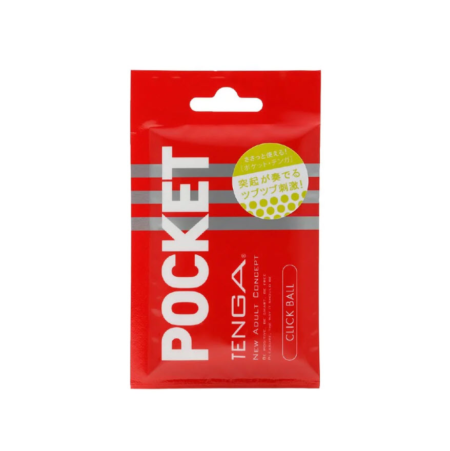 Tenga Pocket Click Ball Series Red (สำหรับพกพา) / Pocket Tenga Click Ball (สำหรับพกพา สีแดง)