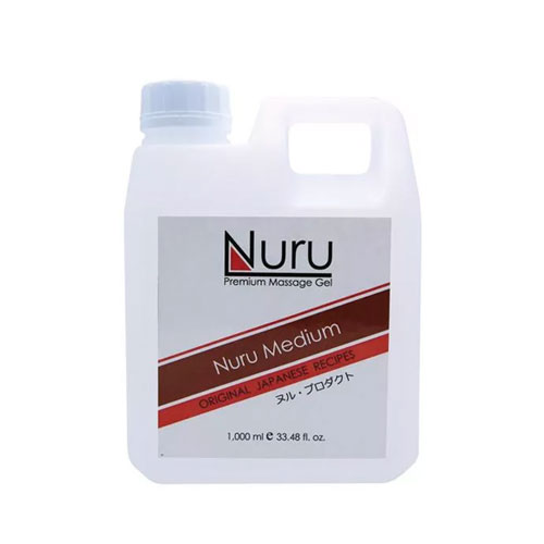 Nuru Gel Medium 1000 ml. เจลหล่อลื่น นูรุ มิเดี่ยม แกลอน 100 มล.