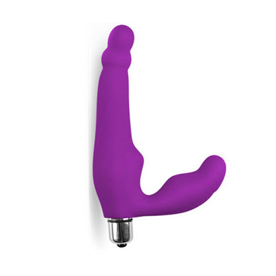 Silicone Premium Toy Purple แท่งสั่นประตุหลัง