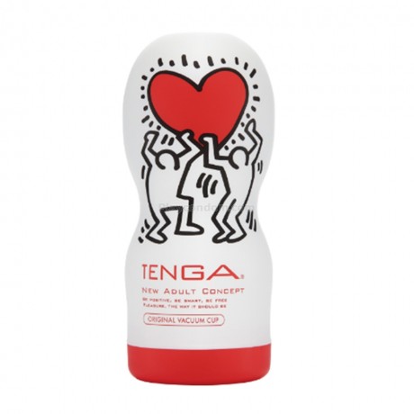 Tenga Soft Deep Throat Cup (Keith Haring) / Tenga Keith Haring Edition Original Vacuum Cup (XTTG145)