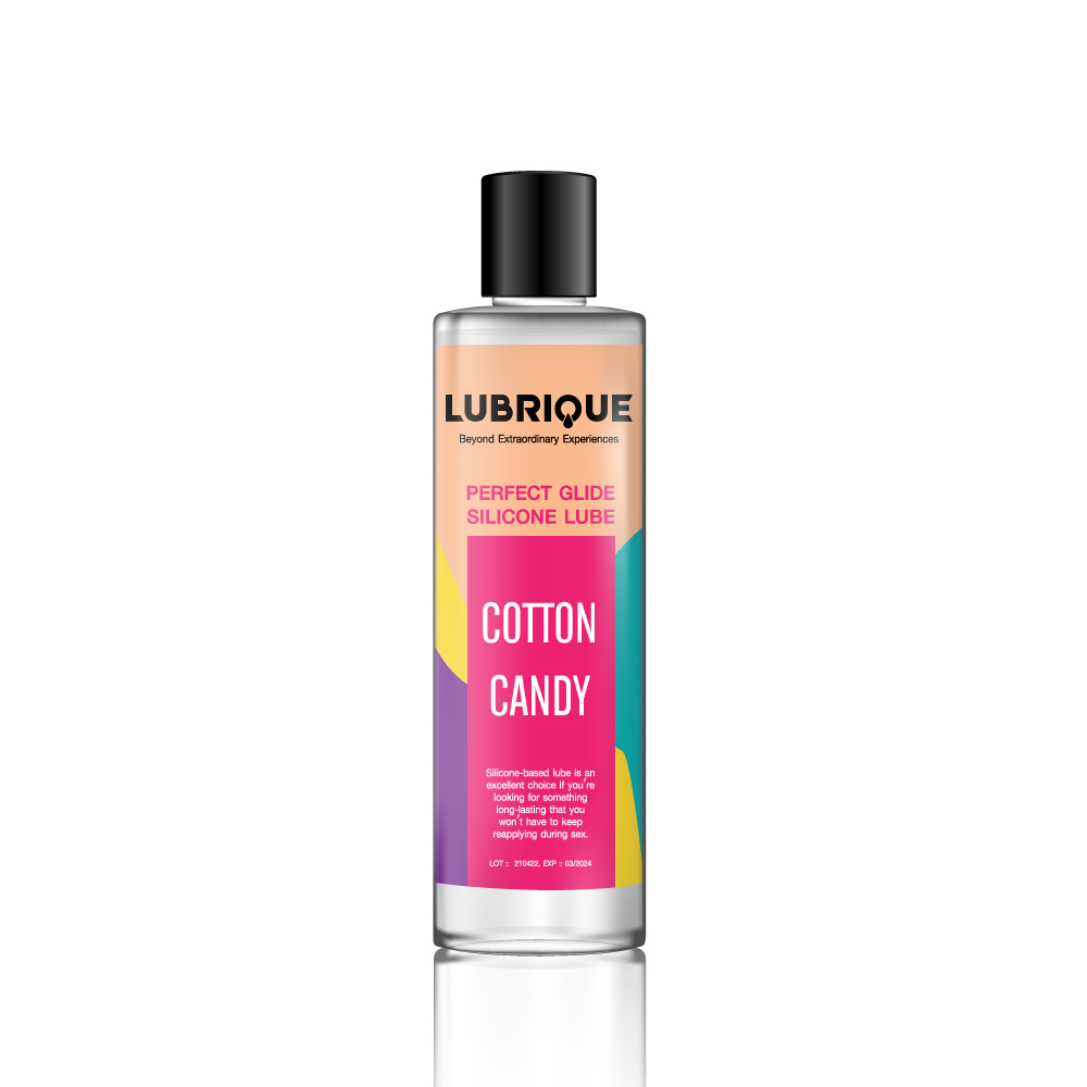 Lubrique Perfect Glide Silicone Lube - Cotton Candy เจลหล่อลื่นลูบริค เพอร์เฟค ไกด์ ซิลิโคน ลูป คอนตอน แคนดี้ 200 ml. (XLLQ306)