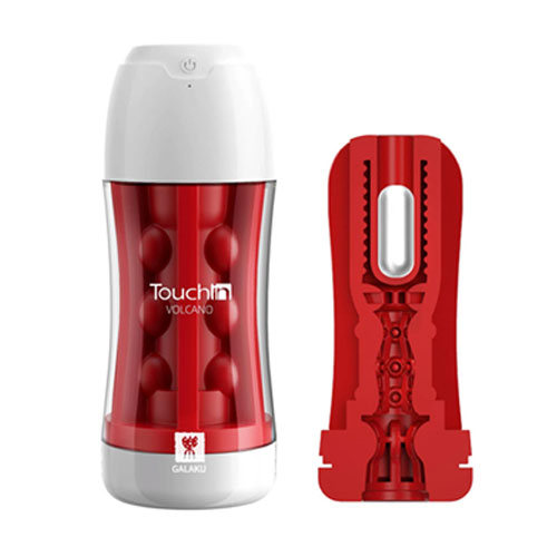 TouchIn Vibrator Cup (Volcano Red สีแดง สั่น ชาร์จ USB)