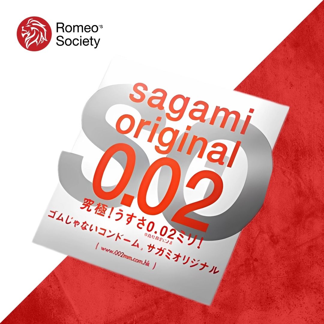 ถุงยางอนามัย Sagami Original 0.02 M (Size 52) (ลิขสิทธิ์ไทย แบบบางมาก 0.02 มล.)