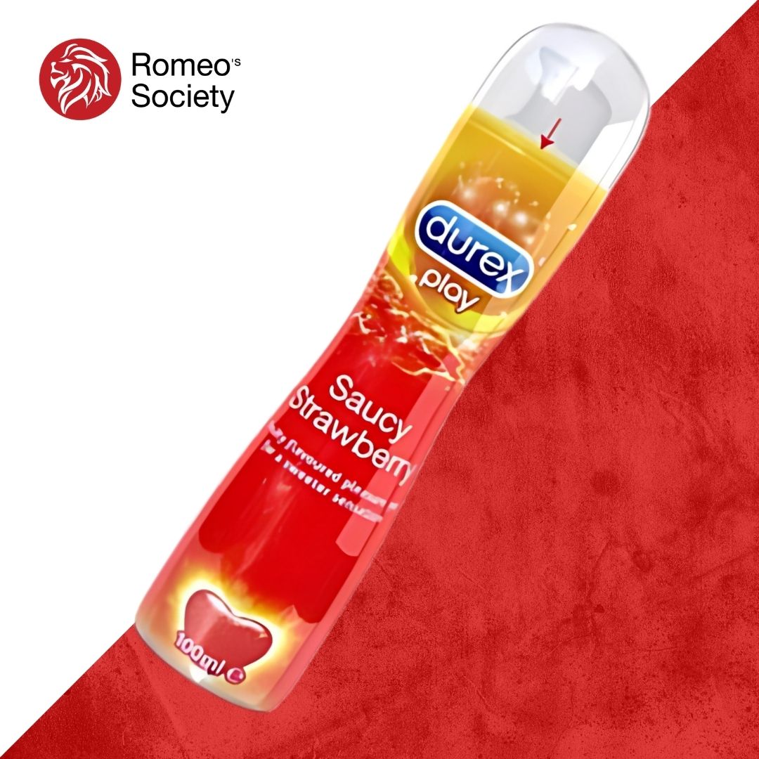 Durex Play Sweet Strawberry 50 ml (ดูเร็กซ์ เพลย์ สวีท สตรอเบอร์รี่) เจลหล่อลื่น ดูเร็กซ์ เพลย์ สตรอว์เบอร์รี่ ขนาด 50 มล.