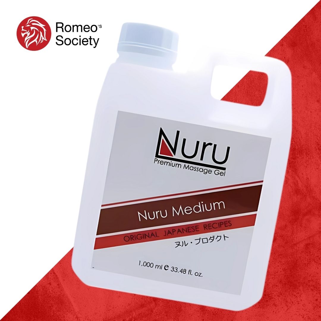 Nuru Gel Medium 1000 ml. เจลหล่อลื่น นูรุ มิเดี่ยม แกลอน 100 มล.