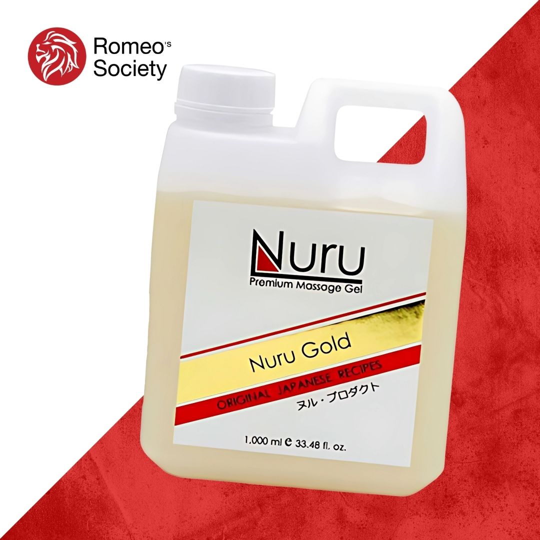 Nuru Gel Gold Premium 1000 ml. Nuru Gel Gold 1,000 ML เจลหล่อลื่นนูรุ โกลด์