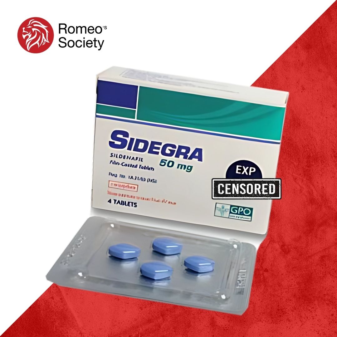 SIDEGRA 50mg ซิเดกร้า (กล่องฟ้า) ไวอากร้าไทย