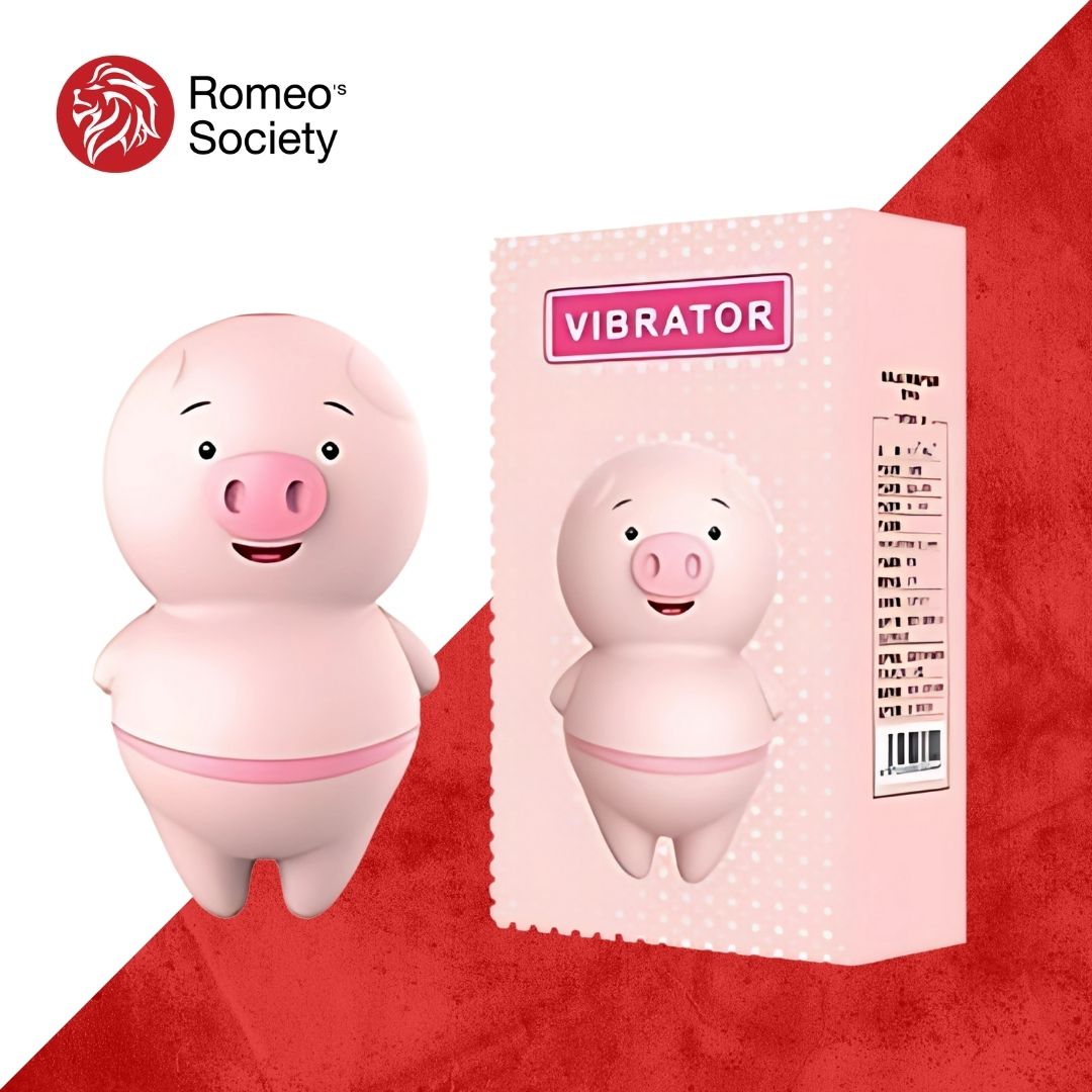 Vibration Massage Piglet (อุปกรณ์สั่นรูปหมู : ชาร์จ USB)