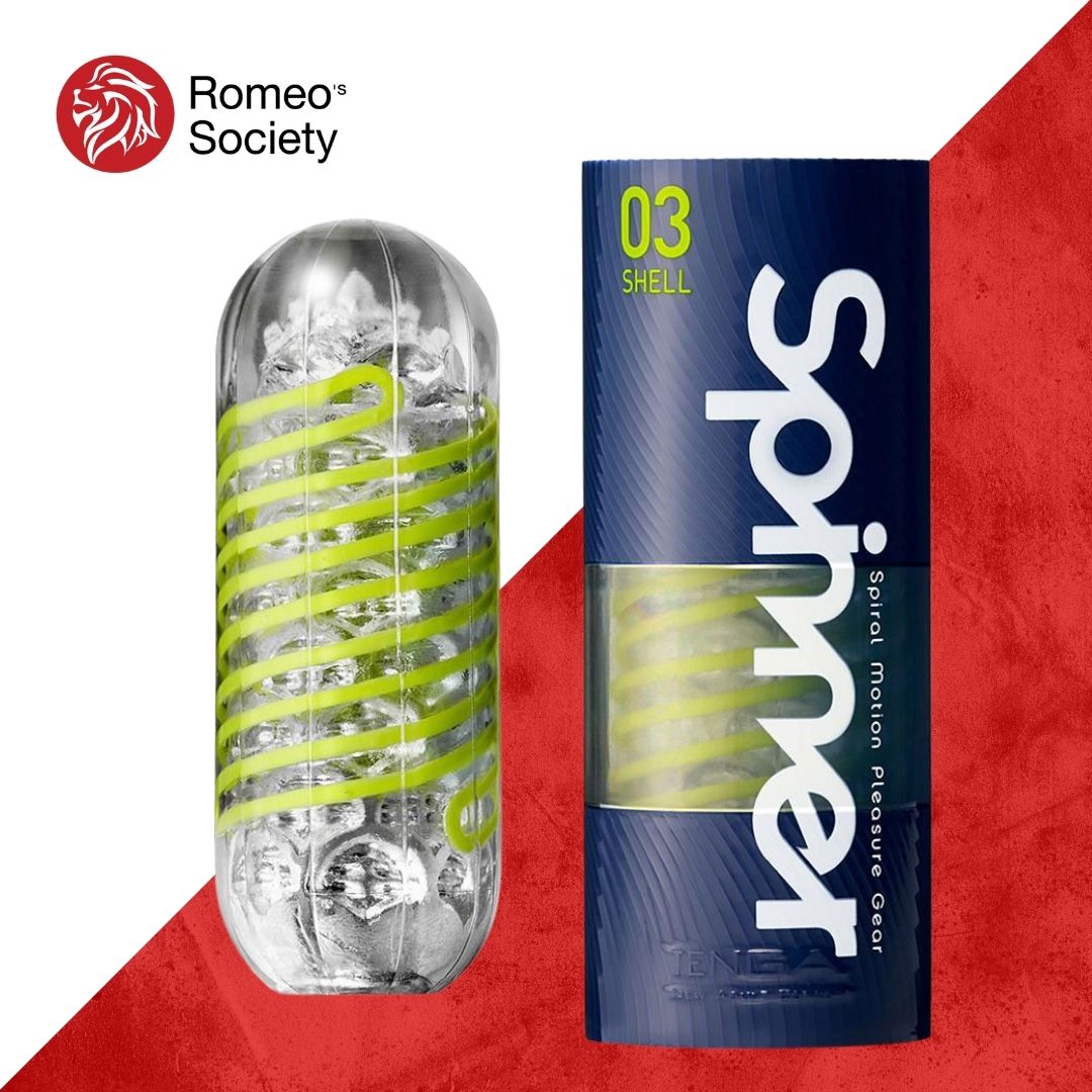 Tenga Spinner 03 Shell (เท็งก้า สปินเนอร์ ซีโร่ทรี เชล สีเขียว คลื่นเยอะ)