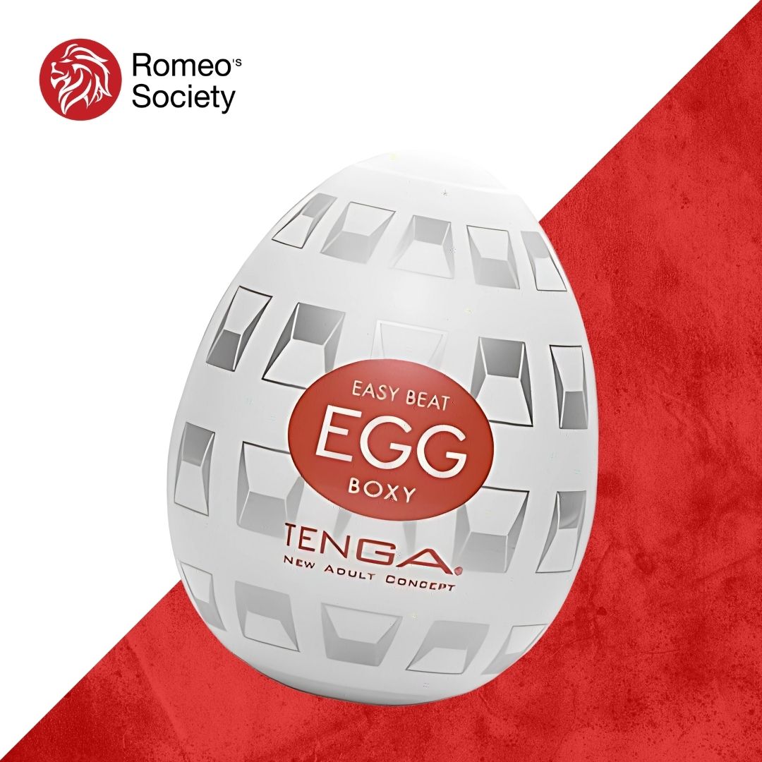 Tenga Egg  Boxy  กระป๋องรูปไข่แห่งความสุข Made in Japan แท้ 100%