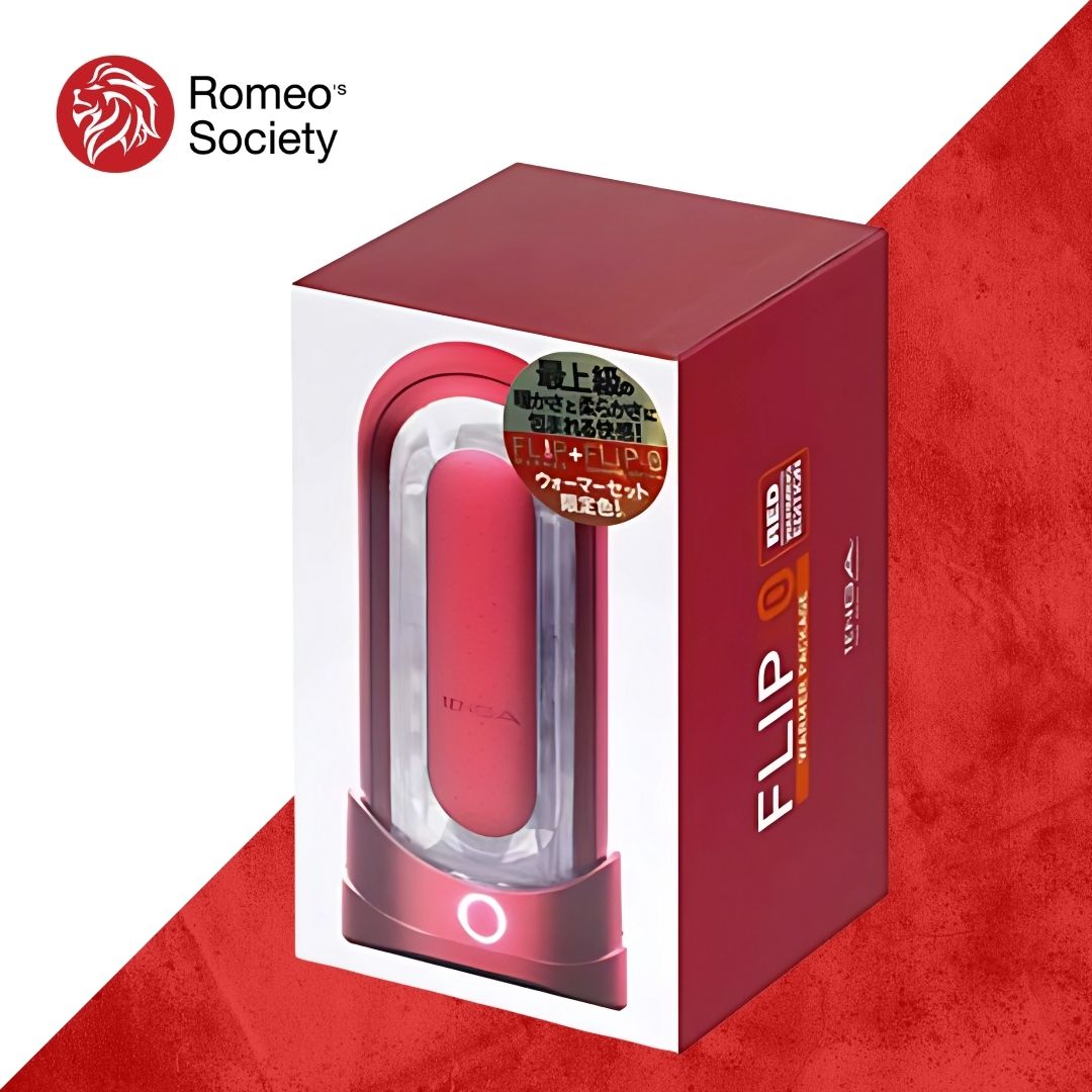 Tenga Flip Zero Red & Warmer Set